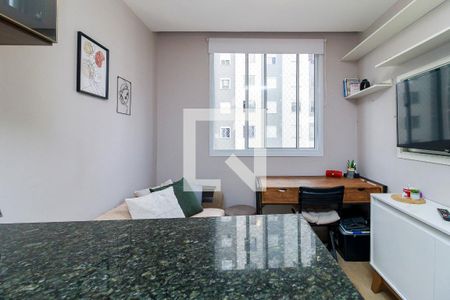 Sala de apartamento para alugar com 1 quarto, 32m² em Santo Amaro, São Paulo