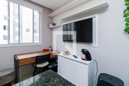 Sala de apartamento para alugar com 1 quarto, 32m² em Santo Amaro, São Paulo