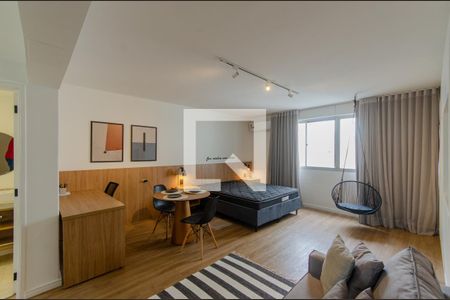 Sala / Dormitório / Cozinha de kitnet/studio à venda com 1 quarto, 42m² em Centro Histórico, Porto Alegre