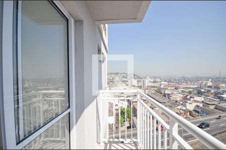 Varanda da Sala de apartamento à venda com 1 quarto, 35m² em São Cristóvão, Rio de Janeiro