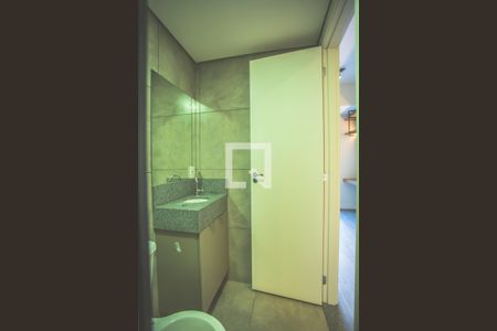 Banheiro de apartamento para alugar com 1 quarto, 19m² em Mirandópolis, São Paulo
