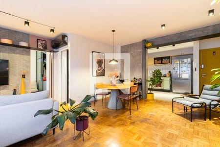 Sala de apartamento para alugar com 1 quarto, 84m² em Vila Nova Conceição, São Paulo