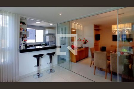 Varanda de apartamento à venda com 3 quartos, 95m² em Santa Efigênia, Belo Horizonte