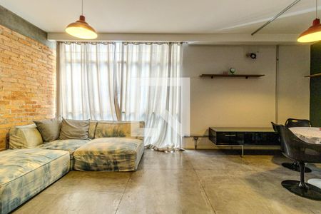 Sala de apartamento para alugar com 2 quartos, 79m² em Santa Cecília, São Paulo