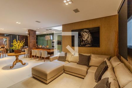 Sala de casa de condomínio à venda com 3 quartos, 340m² em Morumbi, São Paulo