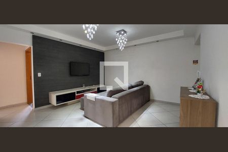Sala de apartamento à venda com 2 quartos, 120m² em Vila Alzira, Santo André