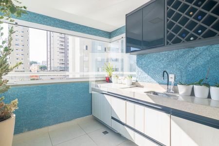 Varanda de apartamento à venda com 2 quartos, 60m² em Vila Valparaíso, Santo André