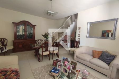 1º Pav - Sala de casa de condomínio à venda com 4 quartos, 190m² em Pechincha, Rio de Janeiro