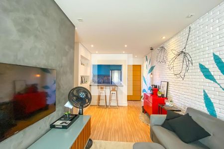 Sala de apartamento à venda com 2 quartos, 70m² em Vila Sao Joao, São Bernardo do Campo