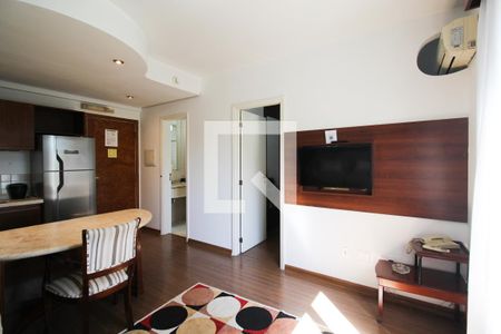 Sala de apartamento para alugar com 1 quarto, 47m² em Vila Olímpia, São Paulo
