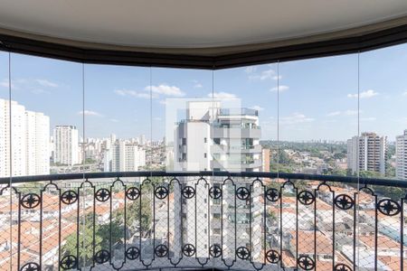 Varanda da Sala de apartamento para alugar com 4 quartos, 280m² em Campo Belo, São Paulo