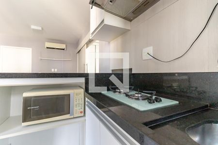 Cozinha de apartamento para alugar com 1 quarto, 35m² em Vila Nova Conceição, São Paulo