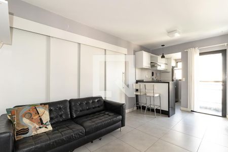 Sala de apartamento para alugar com 1 quarto, 35m² em Vila Nova Conceição, São Paulo