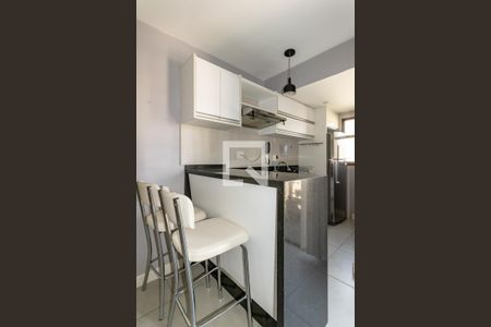 Cozinha de apartamento para alugar com 1 quarto, 35m² em Vila Nova Conceição, São Paulo