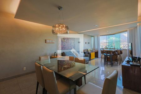 Sala de apartamento à venda com 3 quartos, 108m² em Concórdia, Belo Horizonte