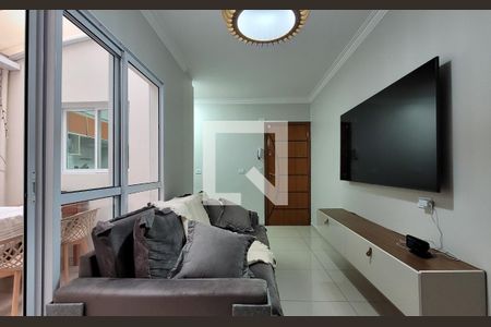 Sala de apartamento à venda com 2 quartos, 50m² em Jardim Paraíso, Santo André