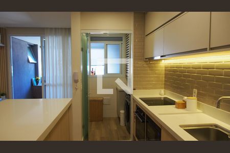 Cozinha e Área de Serviço de apartamento à venda com 3 quartos, 101m² em Horto Florestal, Jundiaí