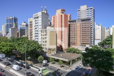 Vista da Sala de kitnet/studio para alugar com 1 quarto, 50m² em Santa Cecília, São Paulo