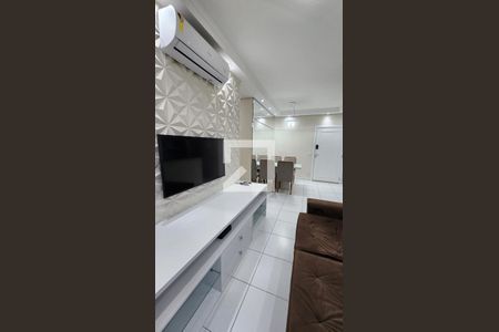 Detalhe Sala de apartamento para alugar com 2 quartos, 64m² em Marapé, Santos