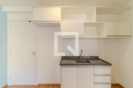 Cozinha de apartamento para alugar com 1 quarto, 25m² em Vila Buarque, São Paulo