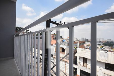 Varanda do Quarto de apartamento para alugar com 1 quarto, 28m² em Jardim Santo Antonio, São Paulo