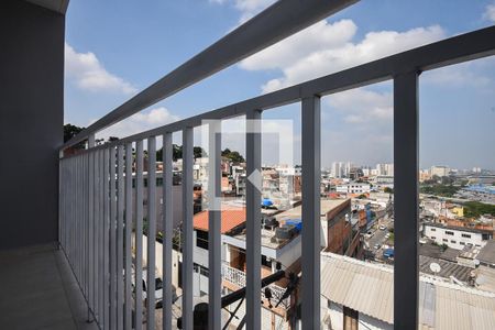 Varanda do Quarto de apartamento para alugar com 1 quarto, 28m² em Jardim Santo Antonio, São Paulo