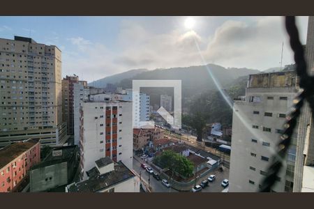 Vista do Quarto de apartamento para alugar com 1 quarto, 40m² em José Menino, Santos