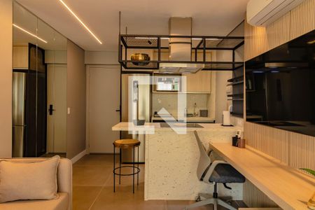 Sala  de apartamento para alugar com 1 quarto, 35m² em Vila Guarani (z Sul), São Paulo