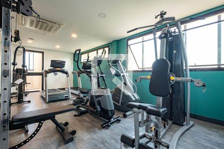 Apartamento para alugar com 32m², 1 quarto e 1 vaga Apartamento para alugar com 32m², 1 quarto e 1 vagaAcademia