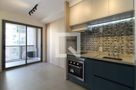 Sala/Cozinha de apartamento para alugar com 1 quarto, 38m² em Pinheiros, São Paulo