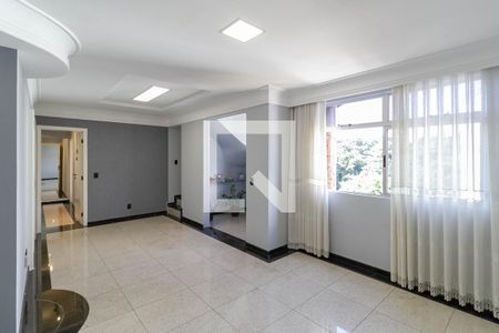 Sala 1 de apartamento à venda com 3 quartos, 240m² em Castelo, Belo Horizonte