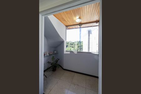 Varanda da sala 1 de apartamento à venda com 3 quartos, 240m² em Castelo, Belo Horizonte