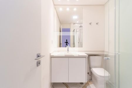 Banheiro da Suíte 1 de apartamento à venda com 3 quartos, 129m² em Itaim Bibi, São Paulo