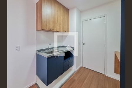 Sala e Cozinha de kitnet/studio para alugar com 1 quarto, 24m² em Butantã, São Paulo