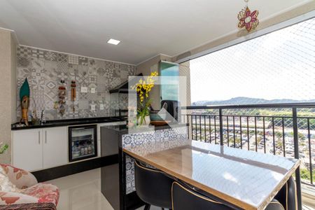 Varanda gourmet de apartamento à venda com 4 quartos, 101m² em Jardim Flor da Montanha, Guarulhos