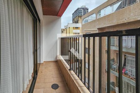 Varanda de apartamento para alugar com 3 quartos, 95m² em Balneario Cidade Atlantica, Guarujá