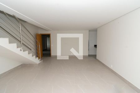 Sala | Modelo 2 Cozinha sem bancada de apartamento à venda com 3 quartos, 141m² em Fonte Grande, Contagem