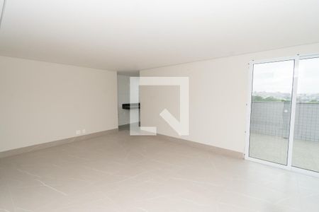 Sala | Modelo 2 Cozinha sem bancada de apartamento à venda com 3 quartos, 141m² em Fonte Grande, Contagem