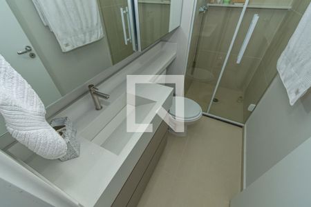 Detalhe Banheiro da Suíte de apartamento à venda com 2 quartos, 55m² em Bonfim, Campinas