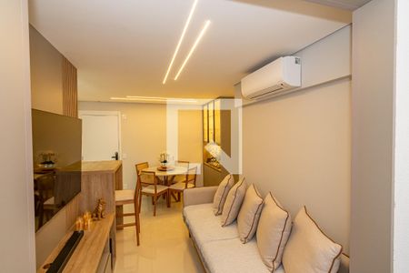 Sala de Estar/Jantar de apartamento à venda com 2 quartos, 55m² em Bonfim, Campinas