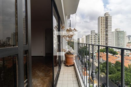 Varanda da Sala de apartamento para alugar com 4 quartos, 155m² em Cambuci, São Paulo