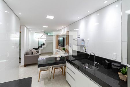 Sala/Cozinha de apartamento à venda com 3 quartos, 101m² em Santa Mônica, Belo Horizonte