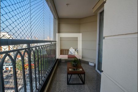 Varanda da Sala de apartamento para alugar com 3 quartos, 168m² em Centro, Santo André