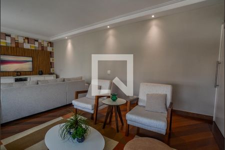 Sala 1 de apartamento à venda com 3 quartos, 168m² em Centro, Santo André