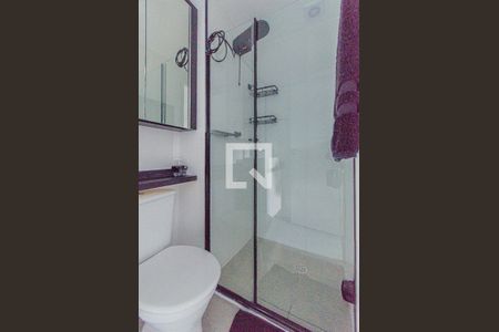 Banheiro da Suíte de apartamento para alugar com 2 quartos, 23m² em Sé, São Paulo