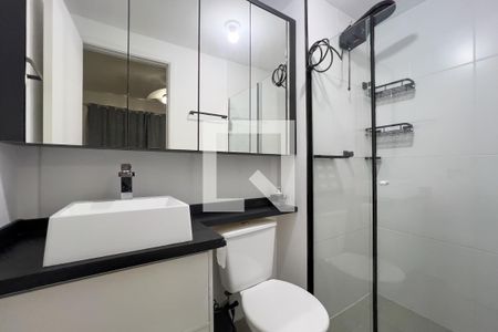 Banheiro de apartamento para alugar com 1 quarto, 23m² em Sé, São Paulo