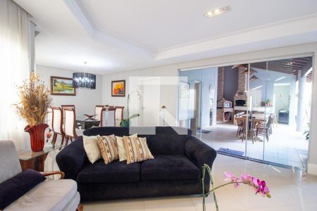 Sala de casa de condomínio para alugar com 4 quartos, 450m² em Parque Campolim, Sorocaba