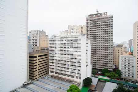 Vista da Varanda da Sala/Quarto de kitnet/studio para alugar com 1 quarto, 24m² em Consolação, São Paulo