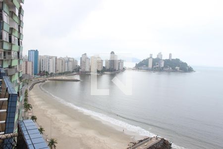 Vista da Sacada de apartamento para alugar com 2 quartos, 98m² em Centro, São Vicente