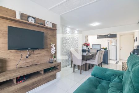 Sala de apartamento à venda com 3 quartos, 70m² em Vila Valparaiso, Santo André